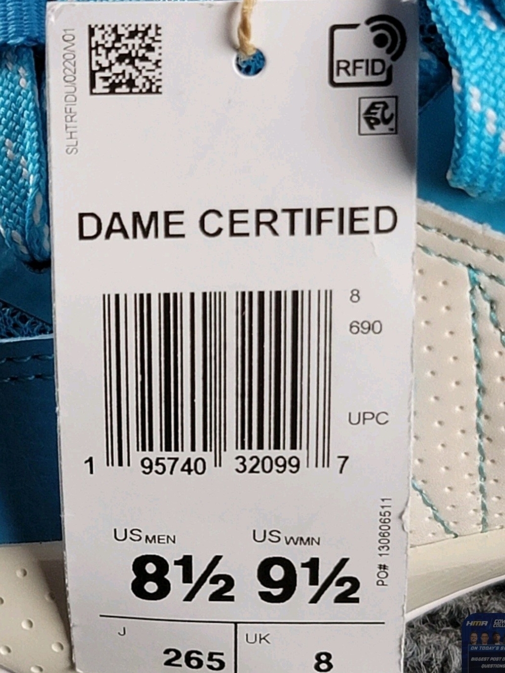 adidas Dame Certified EXTPLY 2.0 Signal Cyan Mid Sneakers NWT Size 8.5 - Picture 9 of 9